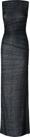 Missoni Abito lungo con paillettes - Nero