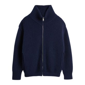 Zanone Cardigan - Dames - Truien - Blauw - Maat: S Wol