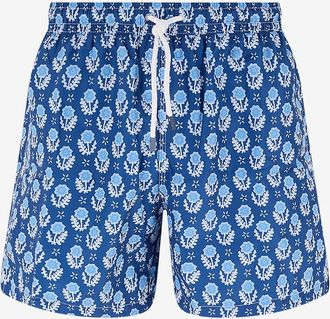 Fedeli Geblümte Badeshorts Madeira