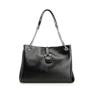 Ferragamo Dames, Tassen, Zwart, Maat: ONE Size Leer