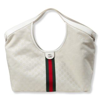 Gucci Giglio Large Tote Bag - Dames - Tassen - Wit - Maat: ONE Size Taf