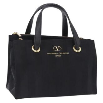 Valentino Pre-owned Vintage Hand Bag - Dames - Vintage Handtas - Zwart - ONE Size - Leer - Vintage