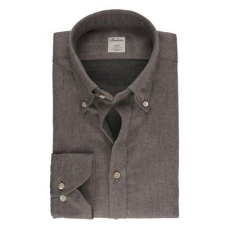 Stenstr&ouml;ms Bruine Stijlvolle Shirt - Heren - Casual Overhemden - Bruin - M - Overhemden