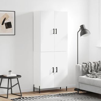 Berkfield Home Highboard White 69.5x34x180 cm Engineered Wood