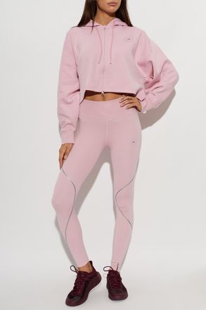adidas ADIDAS By Stella McCartney Logo Leggings, Womens, Pink
