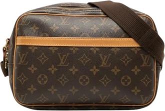 Louis Vuitton Pre-owned Cross Body Bags, female, Brown, Size: ONE SIZE Pre-owned The Reporter PM