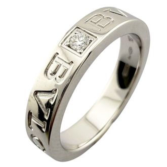 Bulgari White Gold White Gold (18K) Band Ring (Pre-Owned)