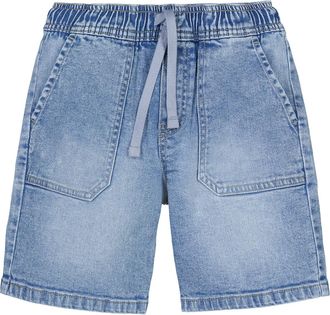 La Redoute Collections Bermuda in jeans met tunnelkoord
