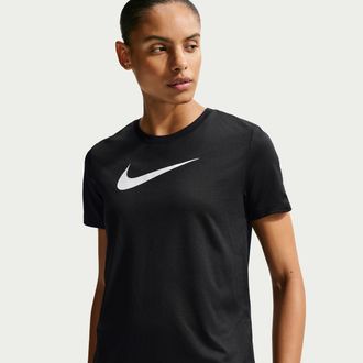 Nike Womens Dri-FIT Graphic T-Shirt in Black | FQ4975-011