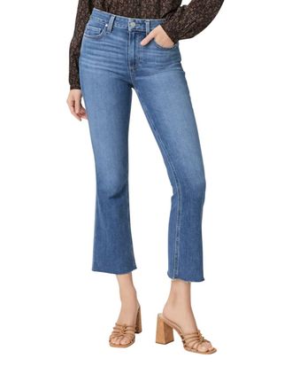 Paige Colette Crop Flare Jean In Starlet
