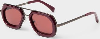 Dries Van Noten Double frame aviator sunglasses