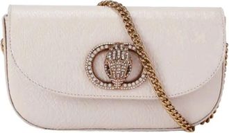 Kurt Geiger Dierenprint Schoudertas met Adelaar - Dames - Schoudertassen - Roze - ONE Size - Tassen
