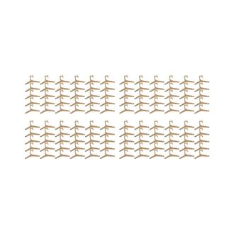 OEM 120 Perchas De Madera Para Ropa De Beb&eacute;, Perchas De Madera Natural Para Ropa De Beb&eacute;, Decoraci&oacute;n Para La Habitaci&oacute;n Infantil