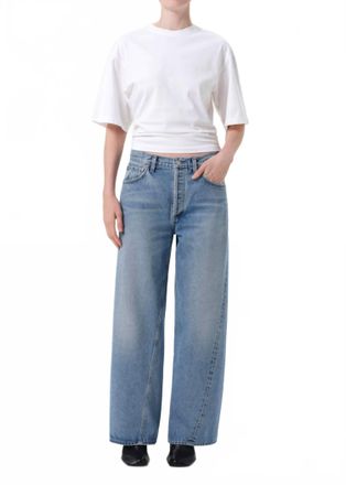 A Gold E Twist Low Slung Baggy Jeans In Stage