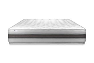 VITALIT Colch&oacute;n blanco con espuma viscoel&aacute;stica 140 x 190