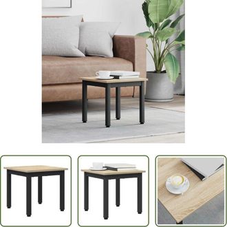 vidaXL Tavolino moderno - Tavolino da salotto Sonoma 40 x 40 x 36 cm Legno multistrato
