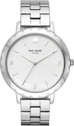 Kate Spade New York metro bracelet watch, 38mm in Silver at Nordstrom Rack
