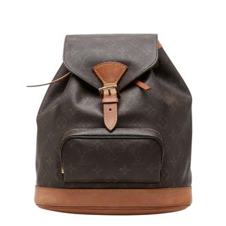 Louis Vuitton Monogram Brown Pvc Leather Backpack (Pre-Owned)