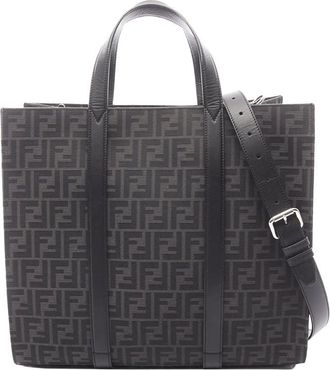 Fendi Pre-owned Fendi Large Zucca Canvas Shopper Tote Ladies WN3FU19WCOU394M8