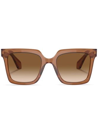Giorgio Armani Occhiali da sole a farfalla - Marrone