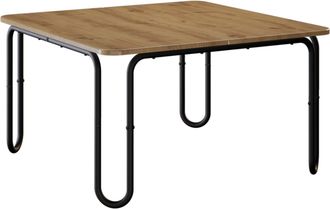 vidaXL Mesa De Centro Roble Artisan 79,5 X 79,5 X 45 Cm Vidaxl