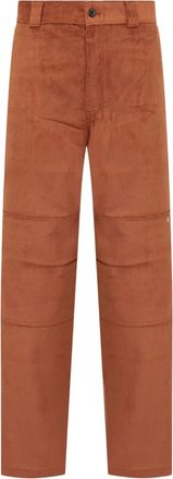 Dickies logo-patch cordoury trousers - men - Cotton/Polyester - 30 - Brown