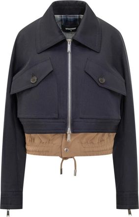 Dsquared2 Hybrid D2 Kaban Jacket - Dames - Zomerjassen - Zwart - M - Jassen