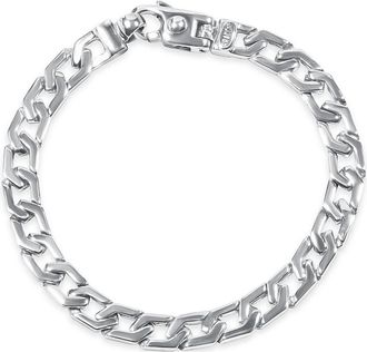 Pompeii3 Mens Designer Curb Link 14k Gold (30gram) or Platinum (48gram) 7.5mm Bracelet 8.5