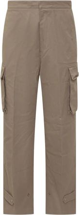 Ami Cargo Broek - Heren - Straight fit broeken - Bruin - S - Katoen - Broeken