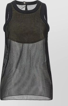 sacai pleated chiffon top