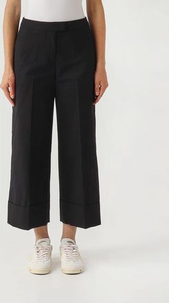 Pantaloni Torino Pantaloni cropped in twill di cotone