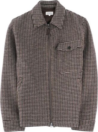 Hartford Jassen, Heren, Bruin, M, Wol, Dandy Short Cruiser Jacket