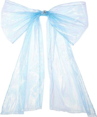 Maison Michel Gaia bow hair clip - women - Polyester - One Size - Blue
