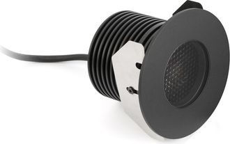 Faro Barcelona Faro Barcelona - Grund Empotrable De Suelo Inoxidable Satinado Y Negro Mate 70732