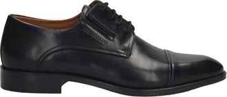 Salamander Zwarte Klassieke Zakelijke Schoenen - Heren - Nette schoenen - Zwart - 43 EU - Katoen - Schoenen