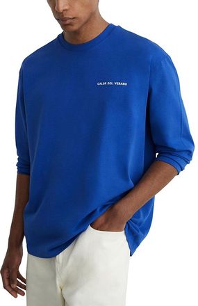 Reiss Palma Crew Printed Mot T-Shirt