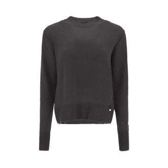 Herno Cashmere Knitwear, female, Black, Size: 2XL Cashmere Sweater