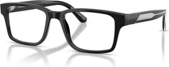 Emporio Armani Optical Frame - Heren - Brillen - Zwart - 54 MM - Accessoires