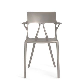 Kartell AI Stuhl, grau metallic