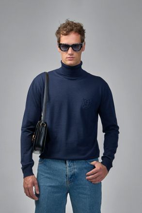 Valentino Turtleneck with VG Embroidery