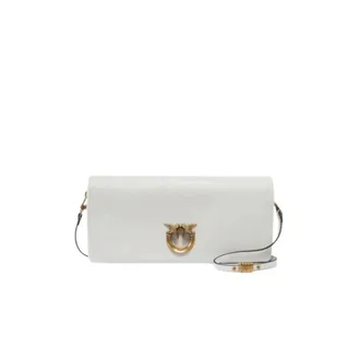 Pinko Cross Body Bags, female, White, Size: ONE SIZE Cross Body Bag