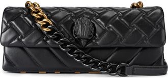 Kurt Geiger Kensington Kurt East/West Shoulder Bag in Black at Nordstrom