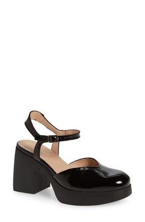 Wonders Juana Platform Pump in Lack Black at Nordstrom Rack, Size 5.5-6Us / 36Eu