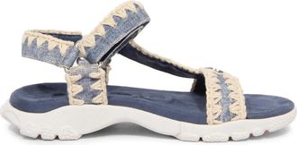 Mou Sport sandaal met achterband - Dames - Sandalen - Blauw - 39 EU - Schoenen
