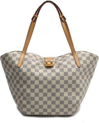 Louis Vuitton Damier Azur Shoulder Bag Tote Bag (Pre-Owned)