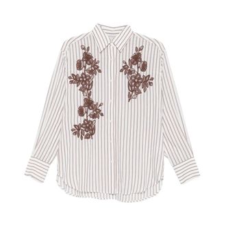 Ermanno Scervino Shirts, female, White, Size: 2XS Ermanno Firenze Shirts White