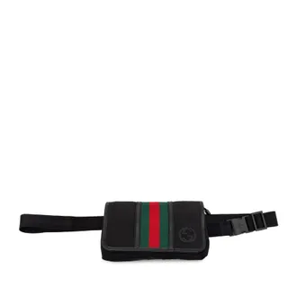 Gucci Pre-owned Gucci Nylon Interlocking G Web Belt Bag Ladies 66X7163R2PIND02L