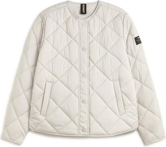 Ecoalf Musa Rhomb Jacket Freizeitjacke f&uuml;r Damen | wei&szlig;/beige