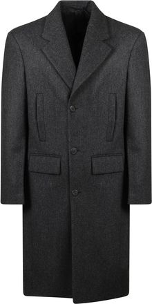 Prada Hombre, Abrigos, Gris, Talla: M