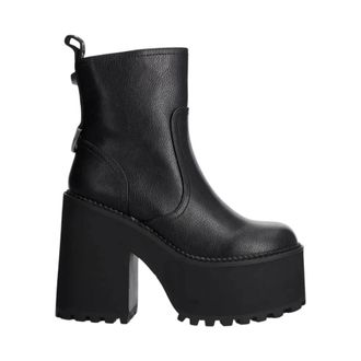 Buffalo Killah Zip Boot Mid - - Shoes - Donna - Nero - 40 EU